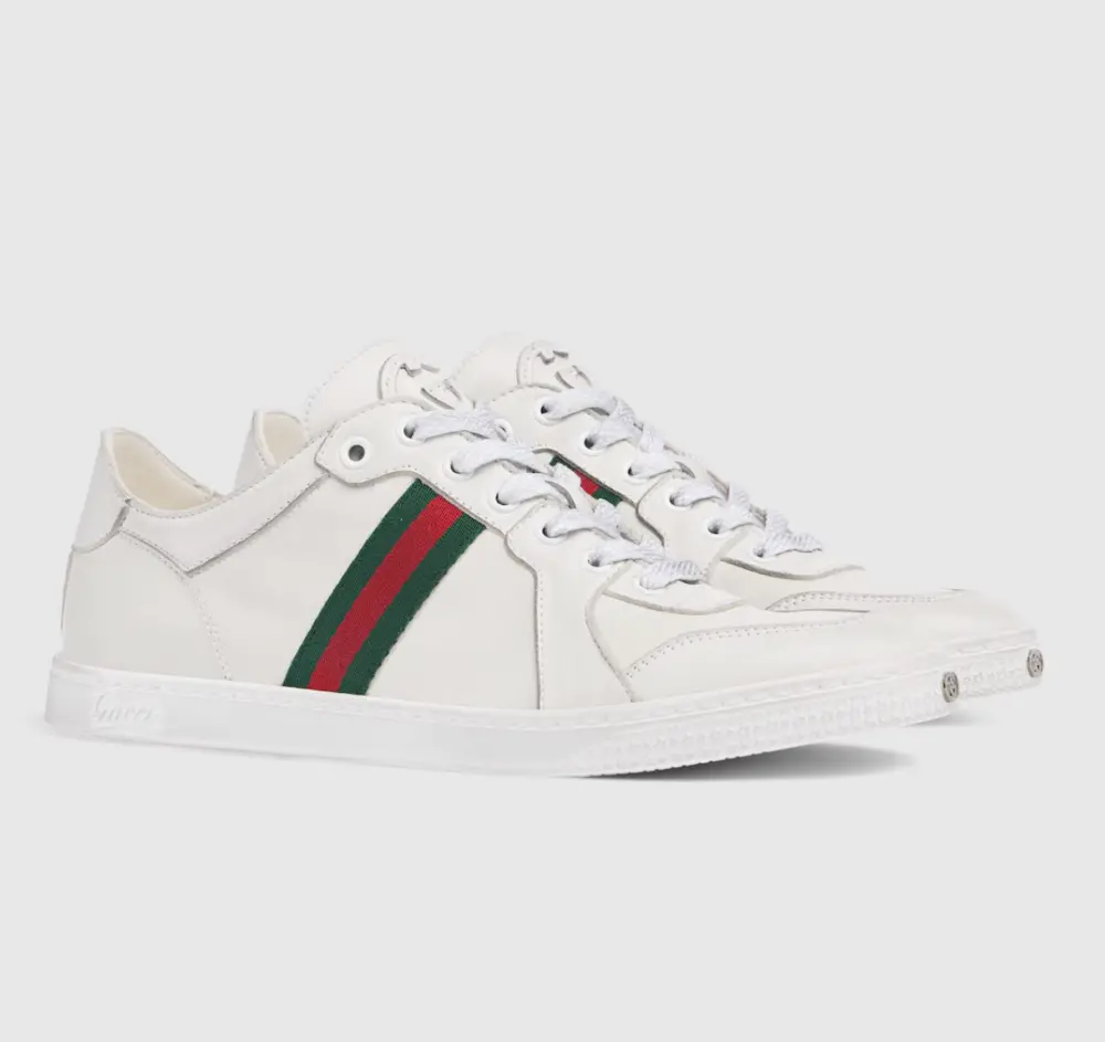 Giày Gucci Stretch Low-top Trainer 'White' 865056-AAGFF-9099 - Ảnh 4