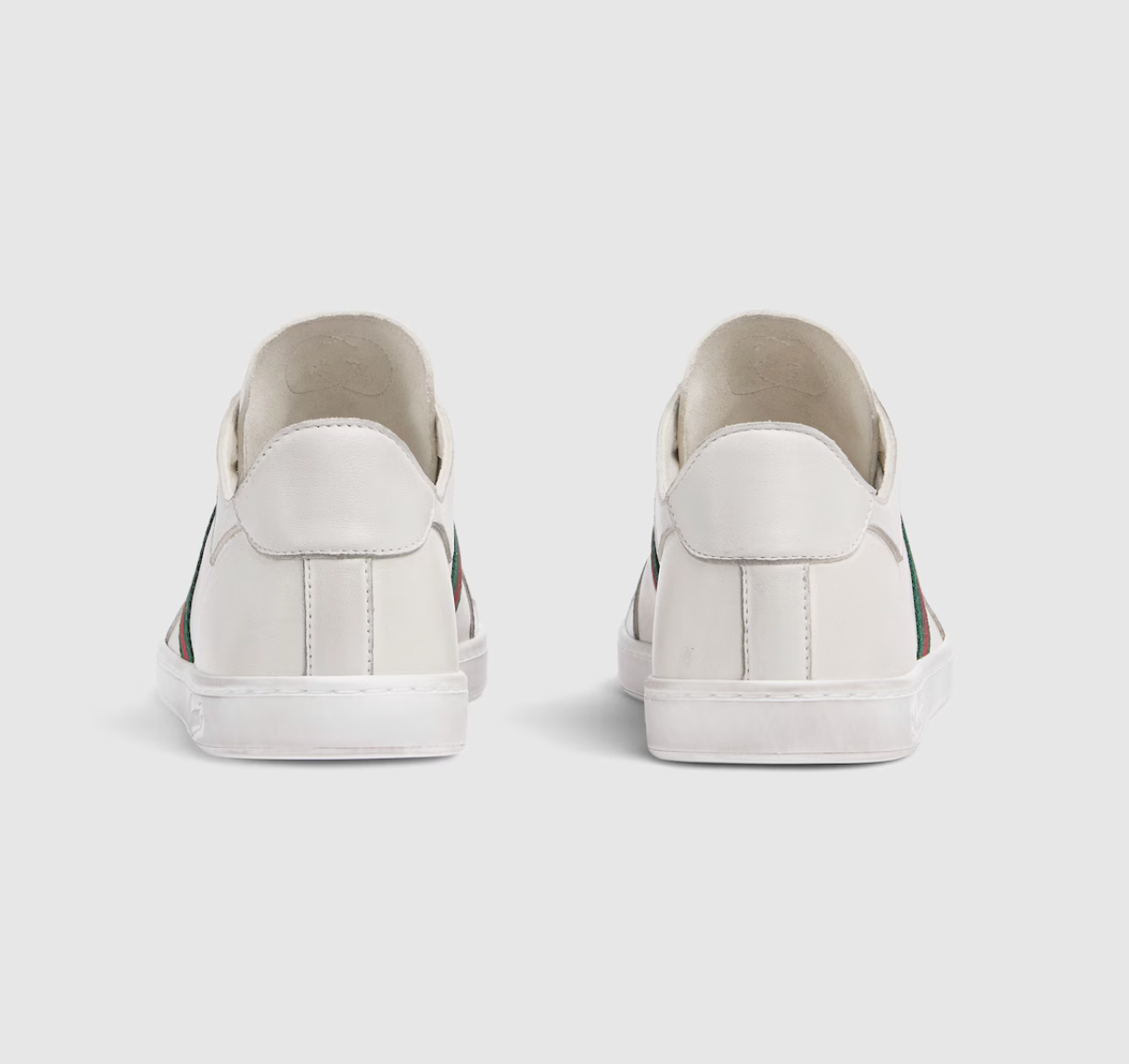 Alternative view of Giày Gucci Stretch Low-top Trainer 'White' 865056-AAGFF-9099