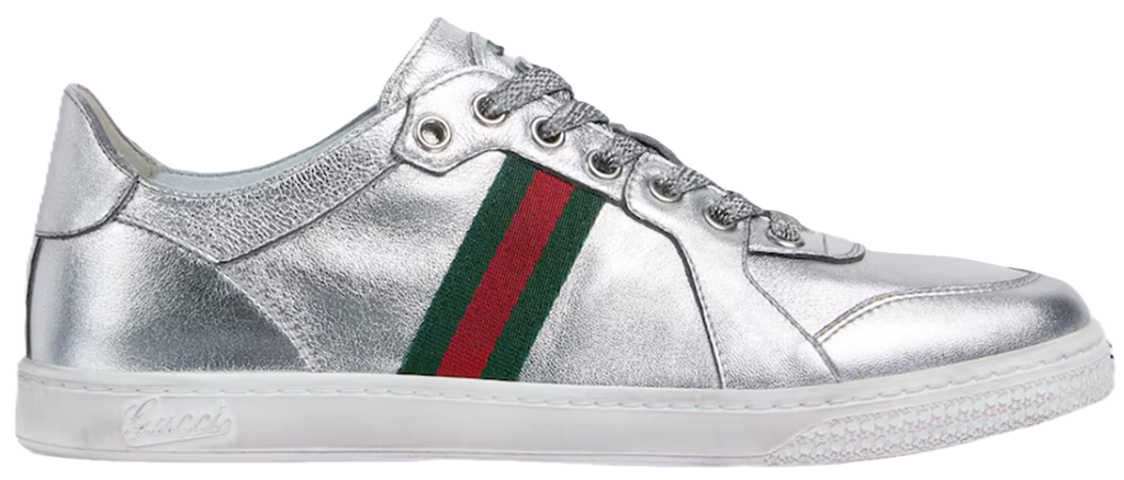 Giày Gucci Stretch Low-top Trainer 'Silver' 867002-AAGHR-8156