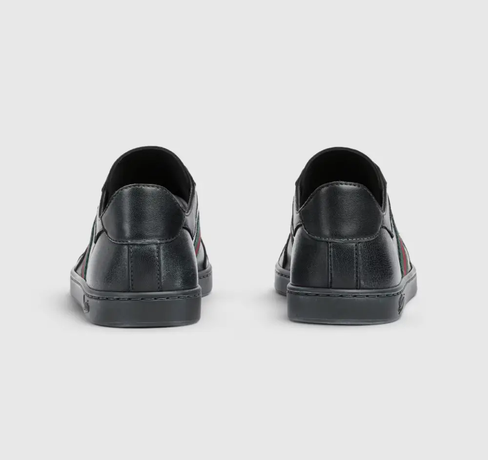 Giày Gucci Stretch Low-top Trainer 'Black' 865445-AAGFF-1048 - Ảnh 3