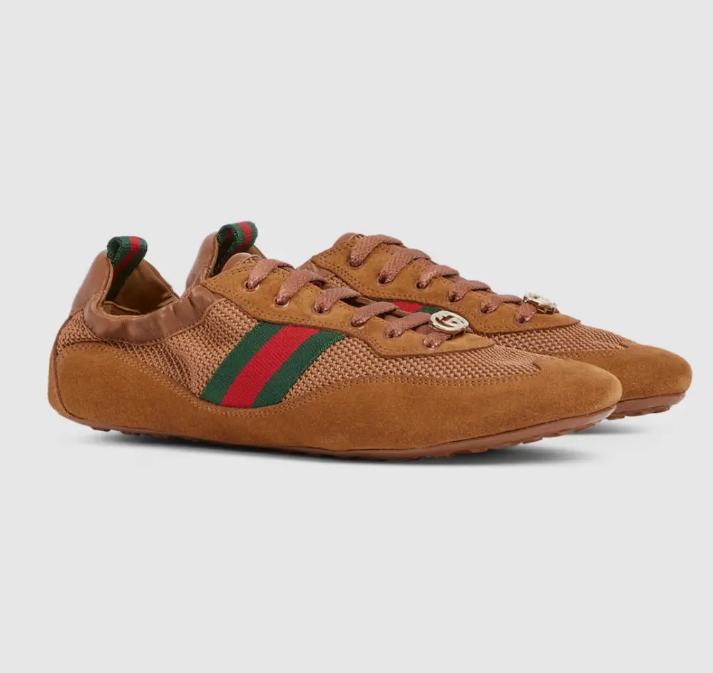 Giày Gucci Shift Trainers 'Brown' 857963-AAF1Z-2751 - Ảnh 5