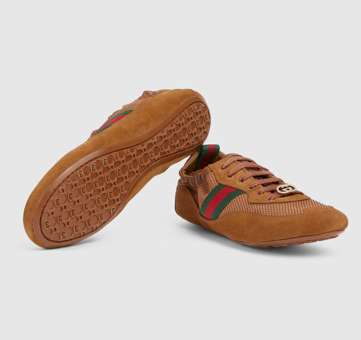 Alternative view of Giày Gucci Shift Trainers 'Brown' 857963-AAF1Z-2751