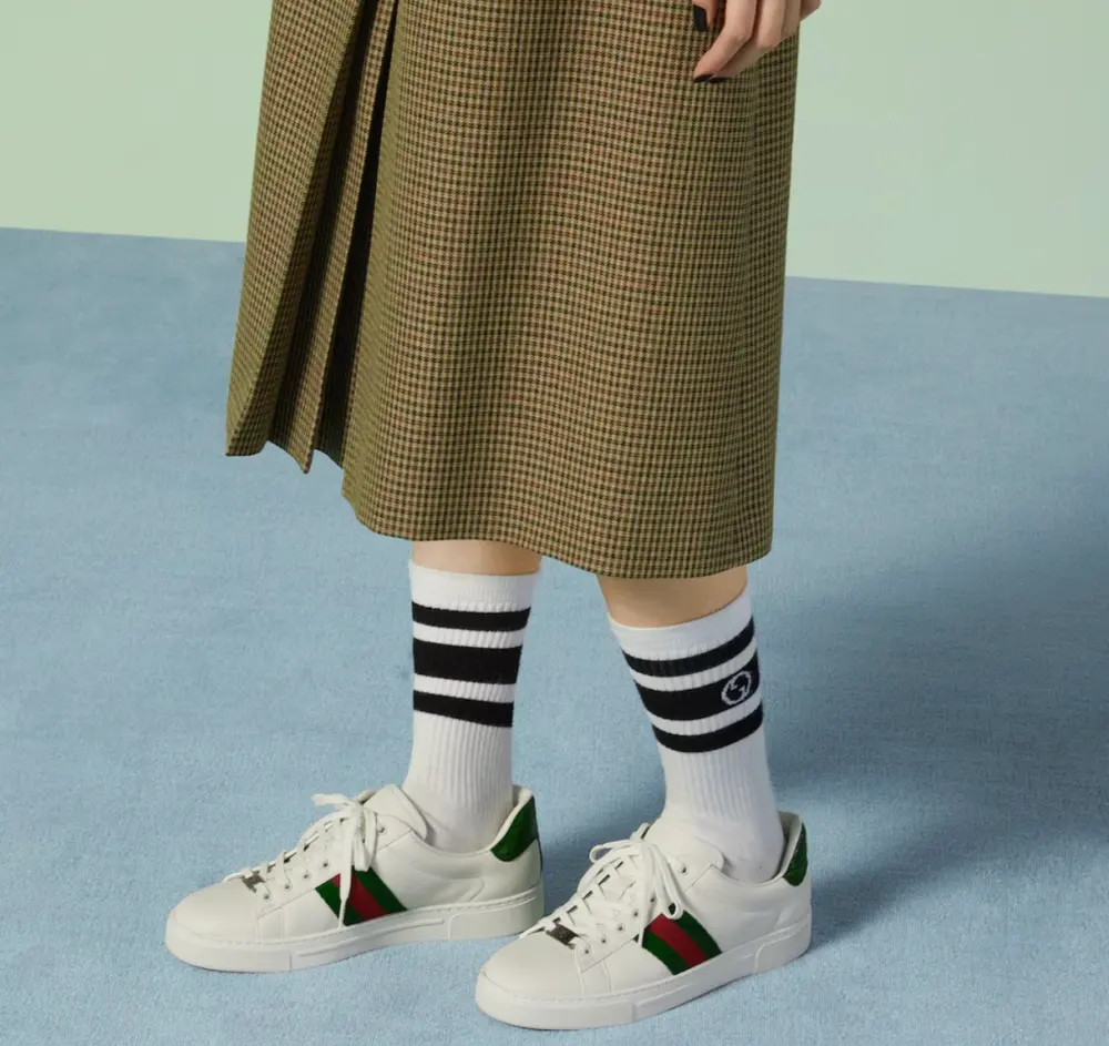 Giày Gucci Ace Trainer 'White' 757943-AACAG-9055 - Ảnh 5