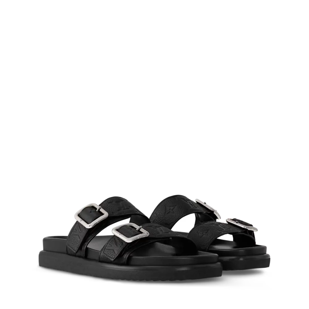 Alternative view of Dép Louis Vuitton LV Venice Mule 'Black' 1AHSJG