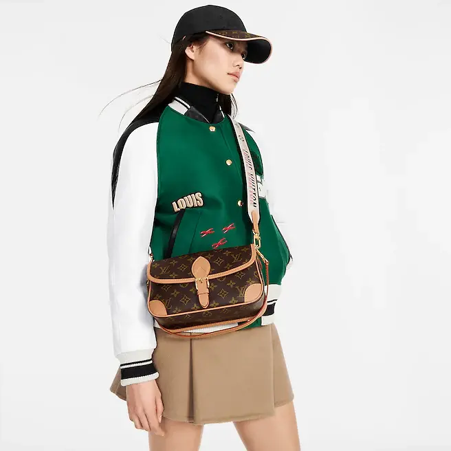 Túi Louis Vuitton Diane Satchel 'Monogram Brown' M45985 - Ảnh 6