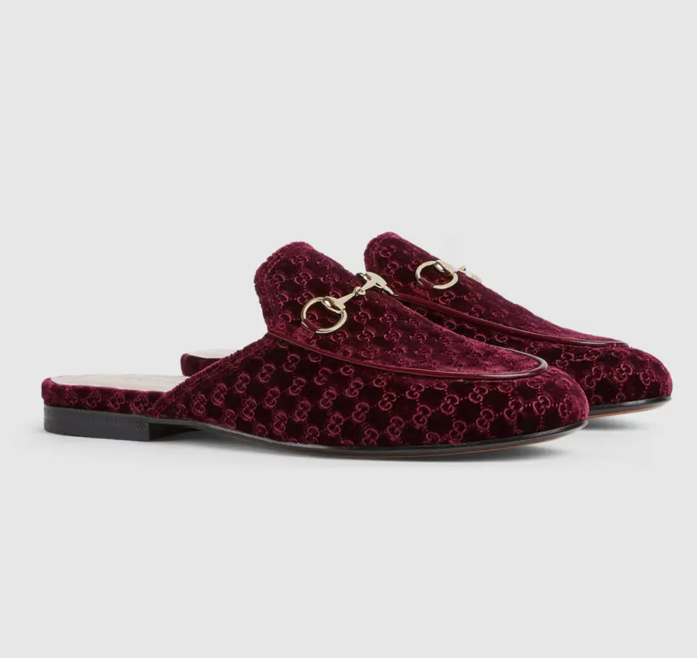 Giày Gucci Princetown Slipper 'Bordeaux' 802163-FAEUF-5042 - Ảnh 3