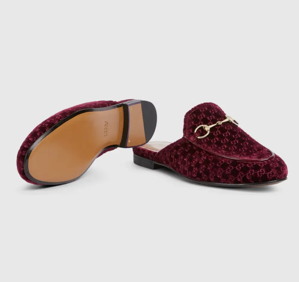 Giày Gucci Princetown Slipper 'Bordeaux' 802163-FAEUF-5042 - Ảnh 4