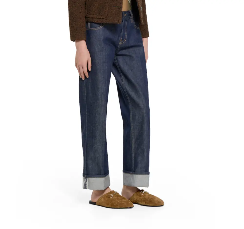 Giày Gucci Mule With Horsebit 'Brown' 849565-AAFQV-2118 - Ảnh 5