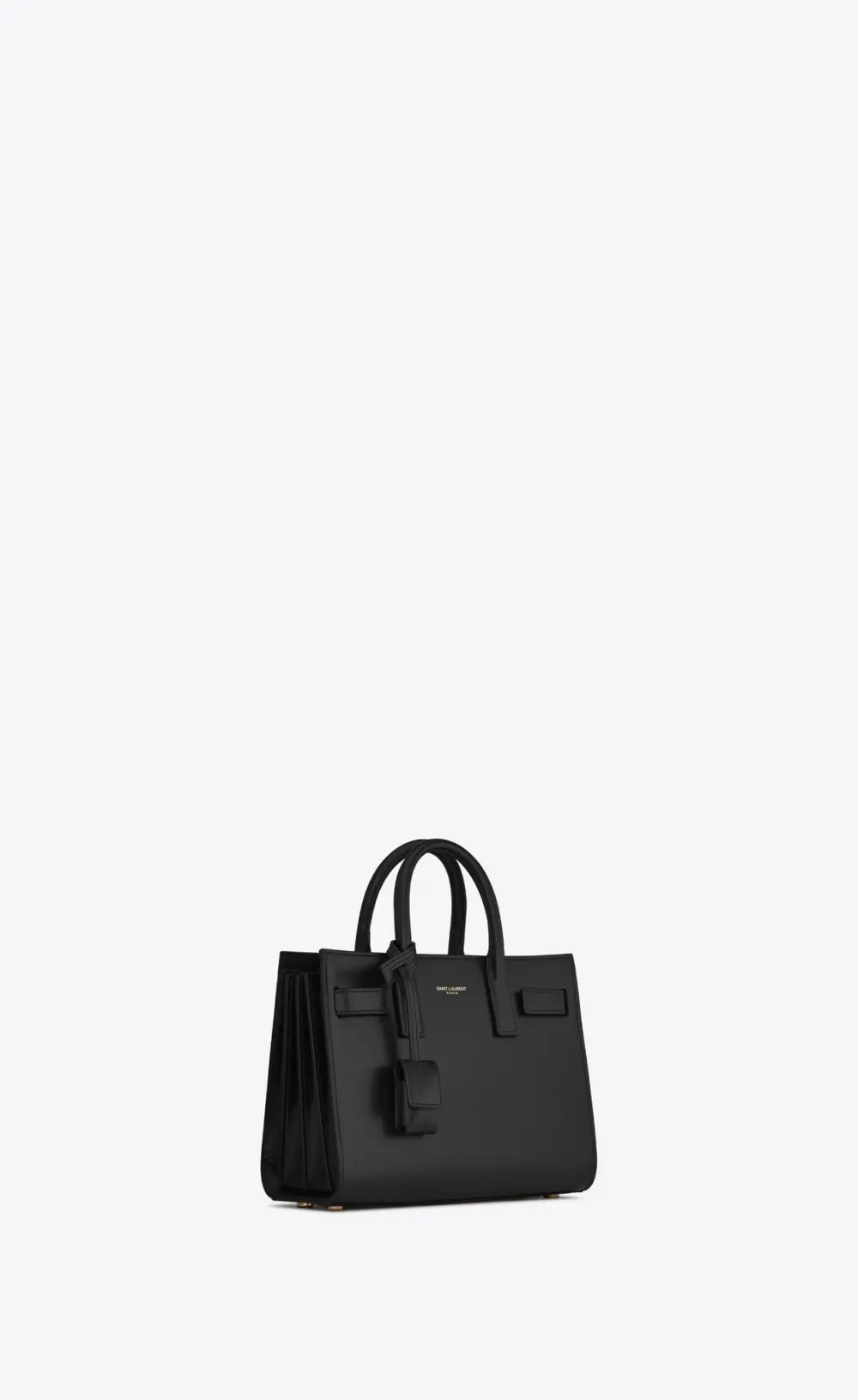 Túi Saint Laurent Sac De Jour Nano In Leather 'Black' 39203502G9W1000 - Ảnh 2