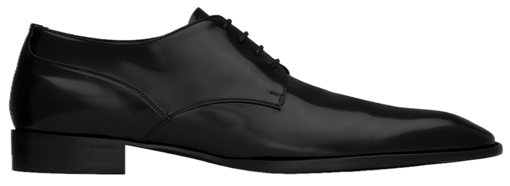 Giày Saint Laurent Stanton Derbies 'Black' 860499AAAPI1000