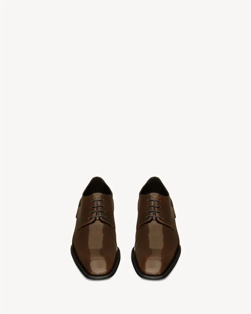 Giày Saint Laurent Stanton Derbies 'Brown' 860499AAF2Y2504 - Ảnh 3
