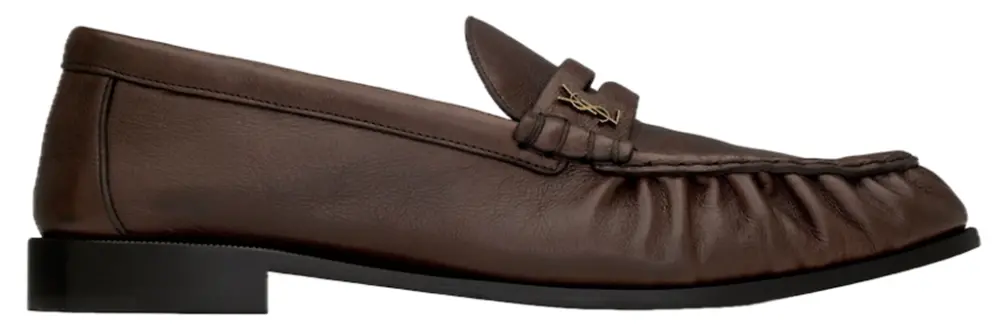 Giày Saint Laurent Le Loafer Supple 'Brown' 83947125VAA2128