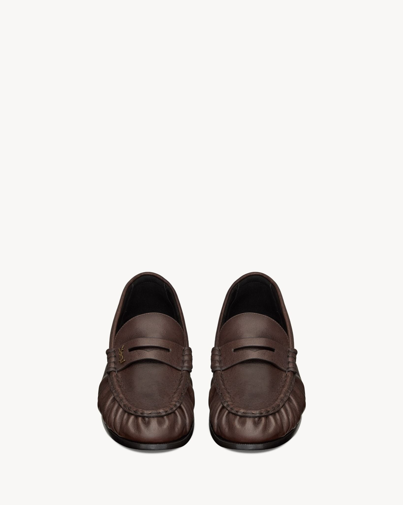Giày Saint Laurent Le Loafer Supple 'Brown' 83947125VAA2128 - Ảnh 3