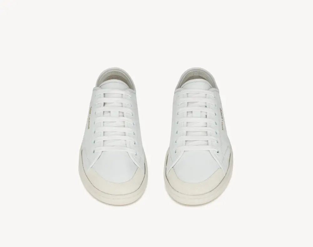 Giày Saint Laurent Gym Sneakers 'Blanc Optique' 82008700N009030 - Ảnh 3