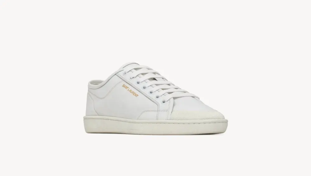 Alternative view of Giày Saint Laurent Gym Sneakers 'Blanc Optique' 82008700N009030