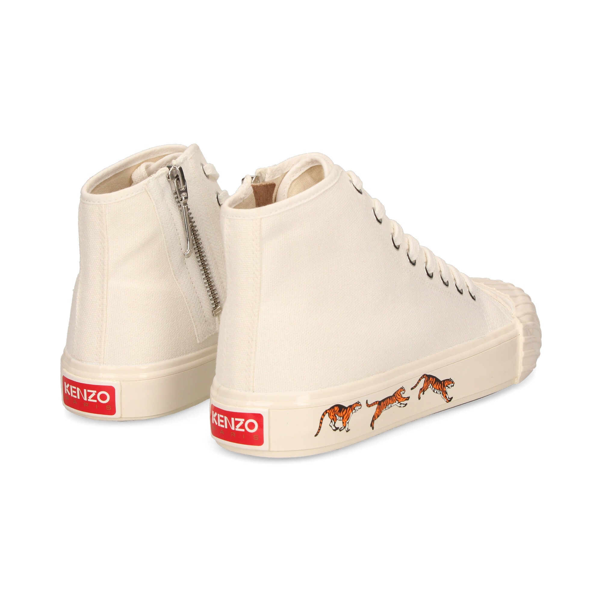 Giày Kenzo Kenzoschool High-top 'Off White' FC62SN020F50 - Ảnh 4