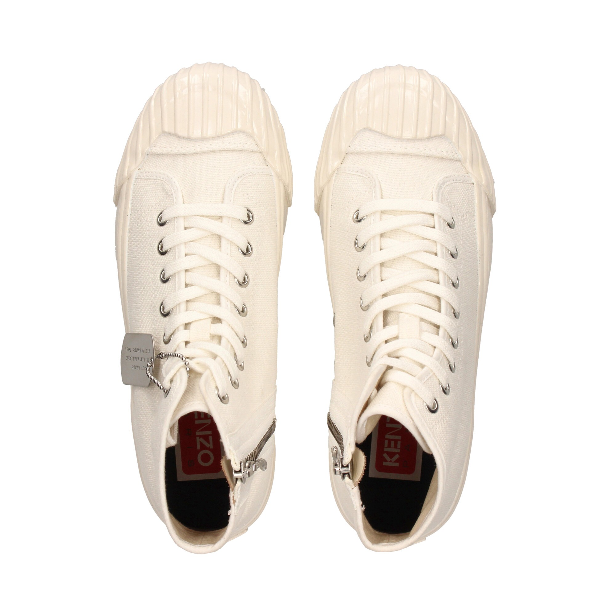 Alternative view of Giày Kenzo Kenzoschool High-top 'Off White' FC62SN020F50