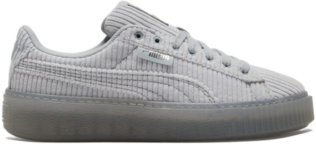 Giày Puma Basket Platform ‘Lightweight Grey’ 384232‑02