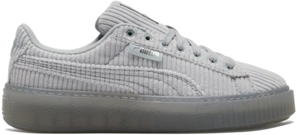 Giày Puma Basket Platform ‘Lightweight Grey’ 384232‑02