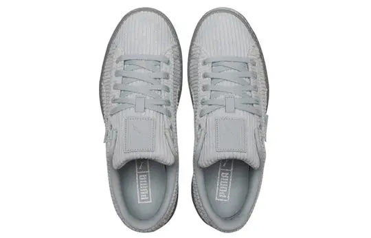 Giày Puma Basket Platform ‘Lightweight Grey’ 384232‑02 - Ảnh 3
