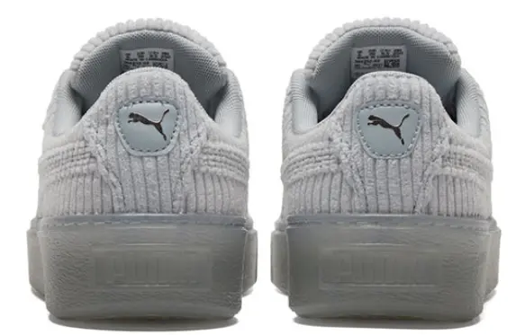 Alternative view of Giày Puma Basket Platform ‘Lightweight Grey’ 384232‑02