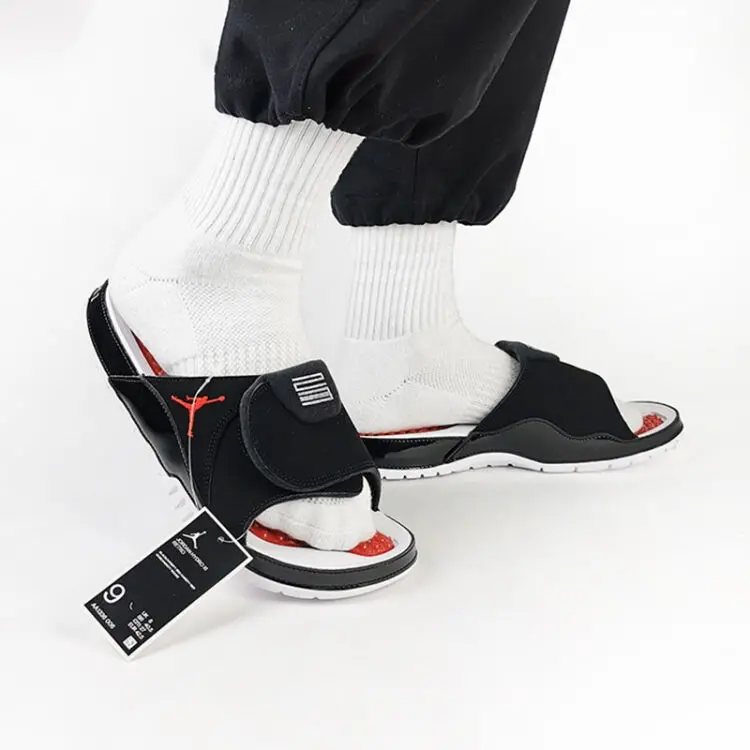 Dép Nike Jordan Hydro 11 ‘Bred White’ AA1336-006 - Ảnh 5