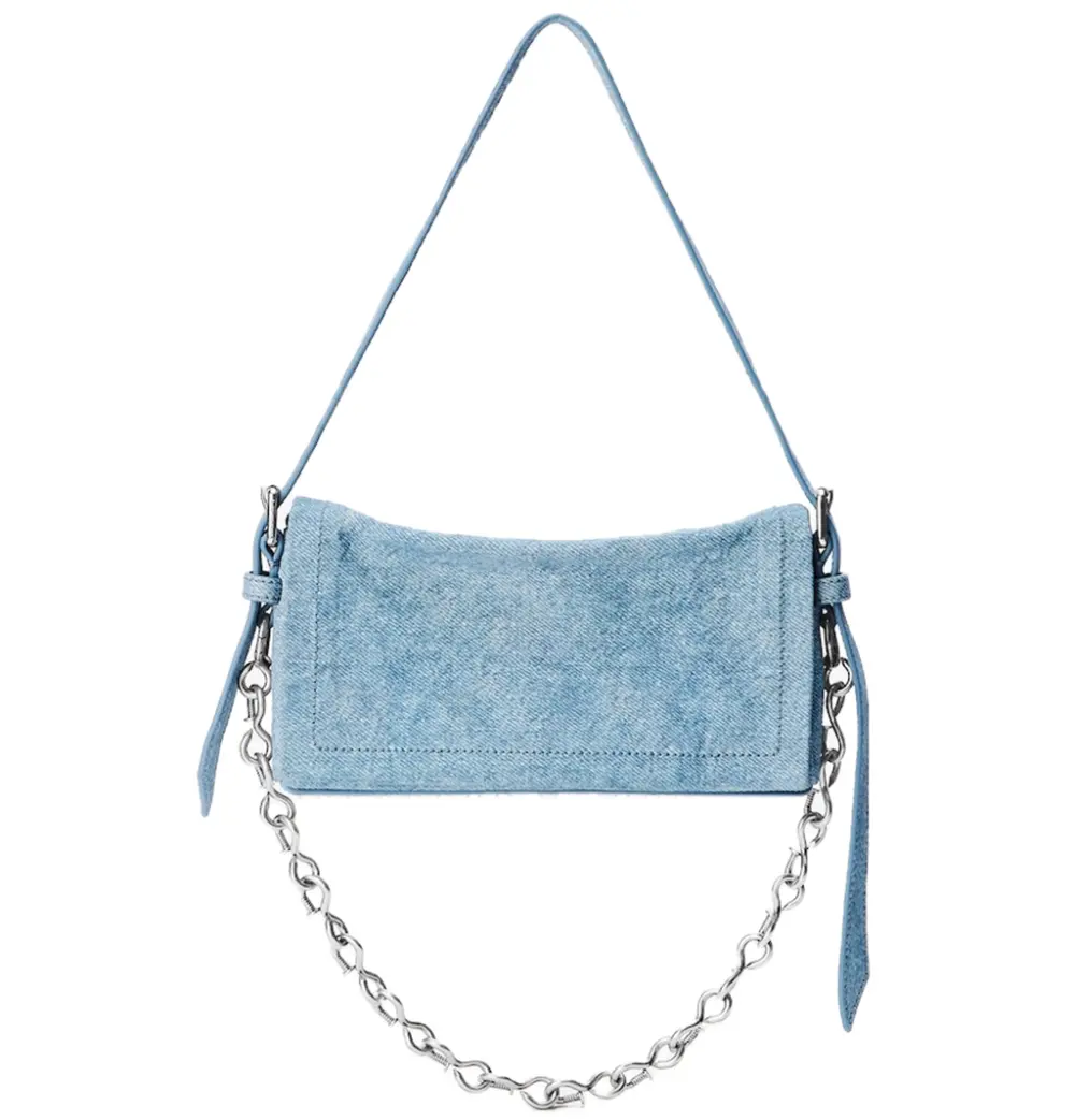 Túi Alexander Wang Ricco Crushed Flap Bag 'Blue' 20126R58L400