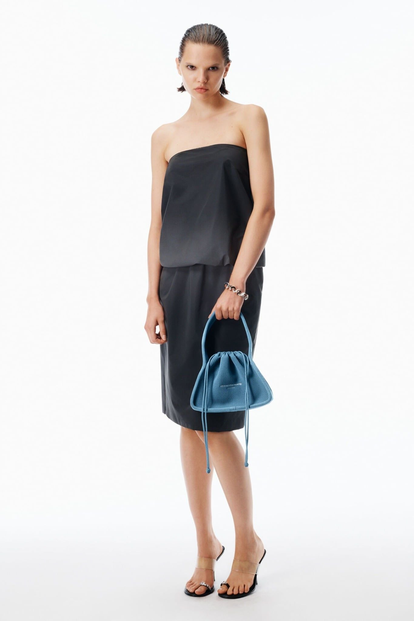 Túi Alexander Wang Reflective Ryan Knit Bag 'Blue' 20126R80T467C - Ảnh 5