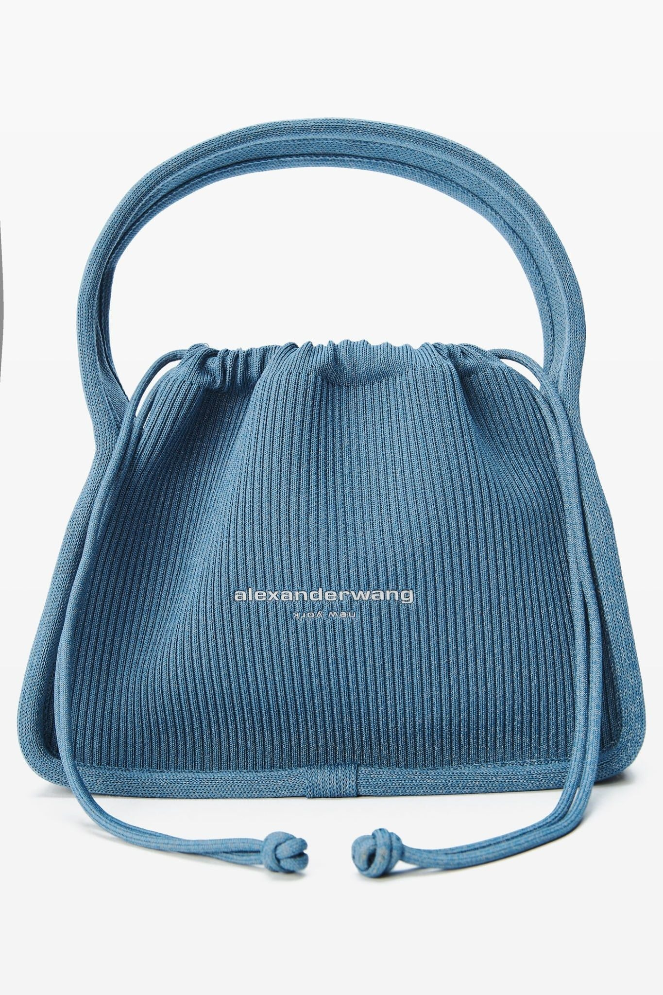 Túi Alexander Wang Reflective Ryan Knit Bag 'Blue' 20126R80T467C - Ảnh 4