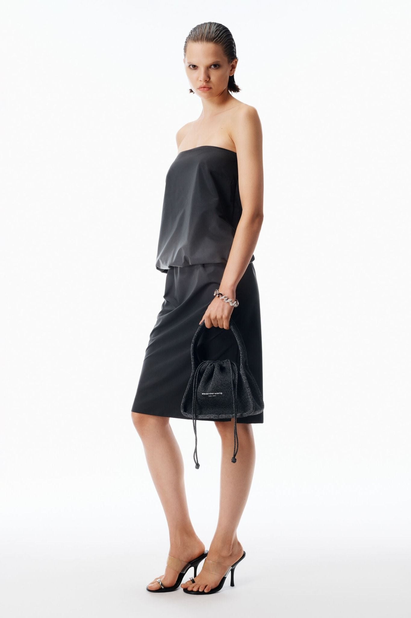 Túi Alexander Wang Reflective Ryan Knit Bag 'Black' 20126R80T087A - Ảnh 5