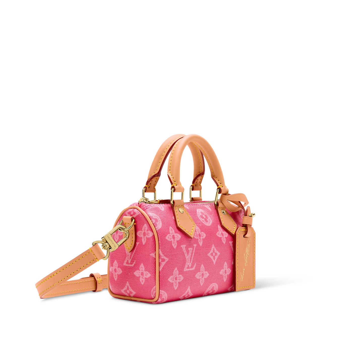 Túi Louis Vuitton Nano Speedy Bag 'Pink' M28322 - Ảnh 4