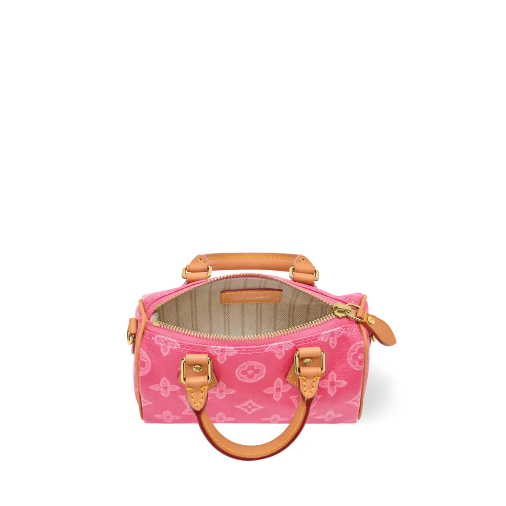 Túi Louis Vuitton Nano Speedy Bag 'Pink' M28322 - Ảnh 3