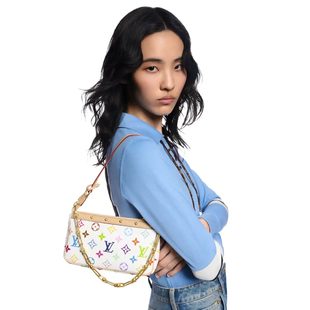 Túi Louis Vuitton LV x TM Pochette Accessoires Bag 'Multicoloured' M13404 - Ảnh 5
