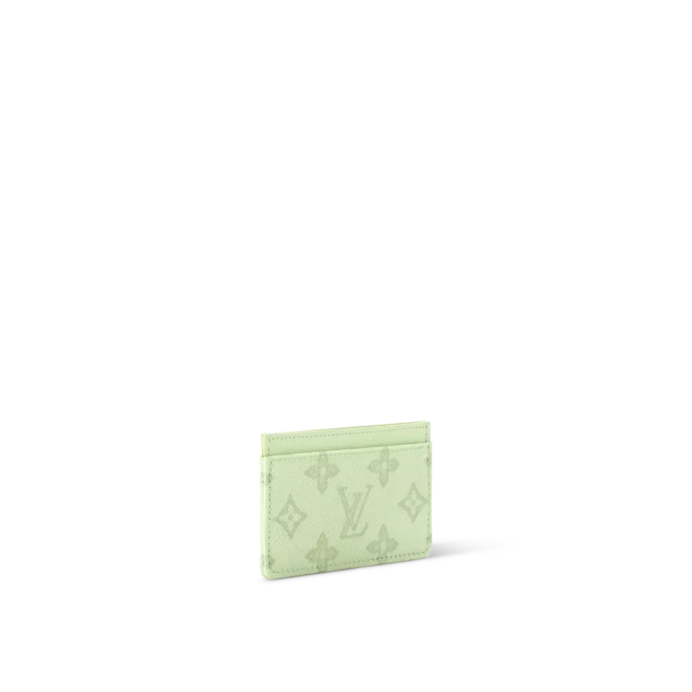 Ví Louis Vuitton Card Holder 'Vert Asnières' M27753 - Ảnh 4