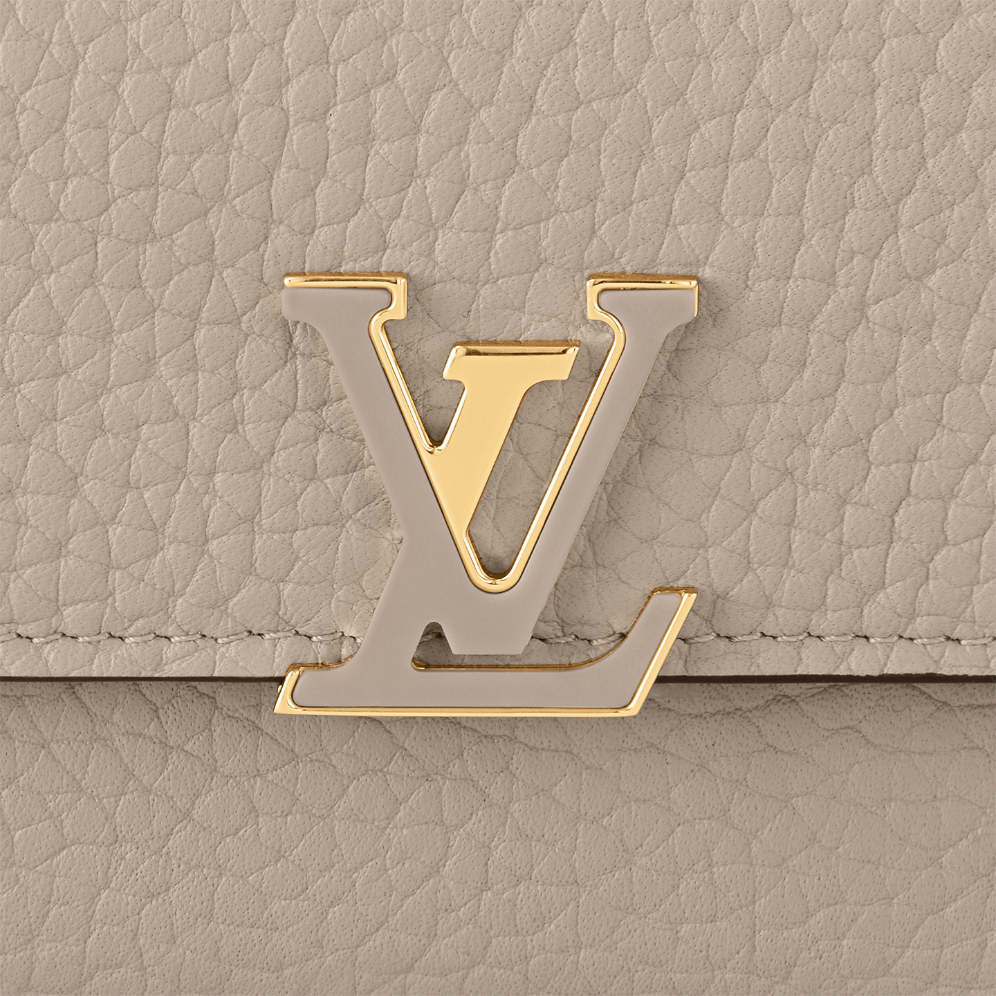 Alternative view of Ví Louis Vuitton Capucines XS Wallet 'Galet' M68747
