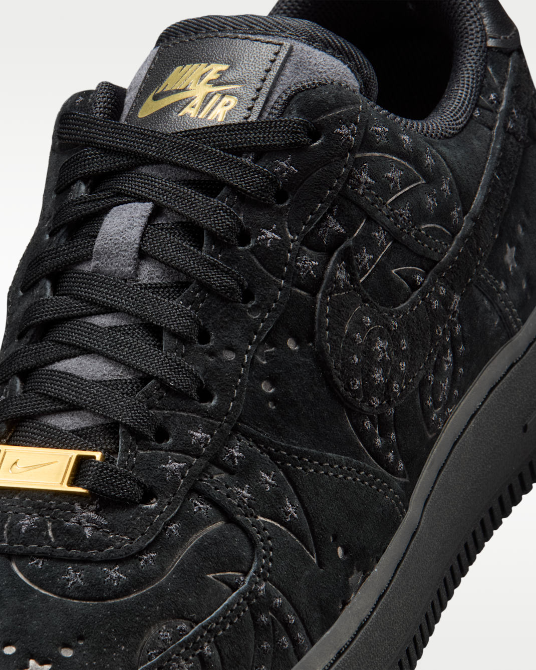 Alternative view of Giày Nike Air Force 1 '07 Premium+ 'Black' IO1259-001