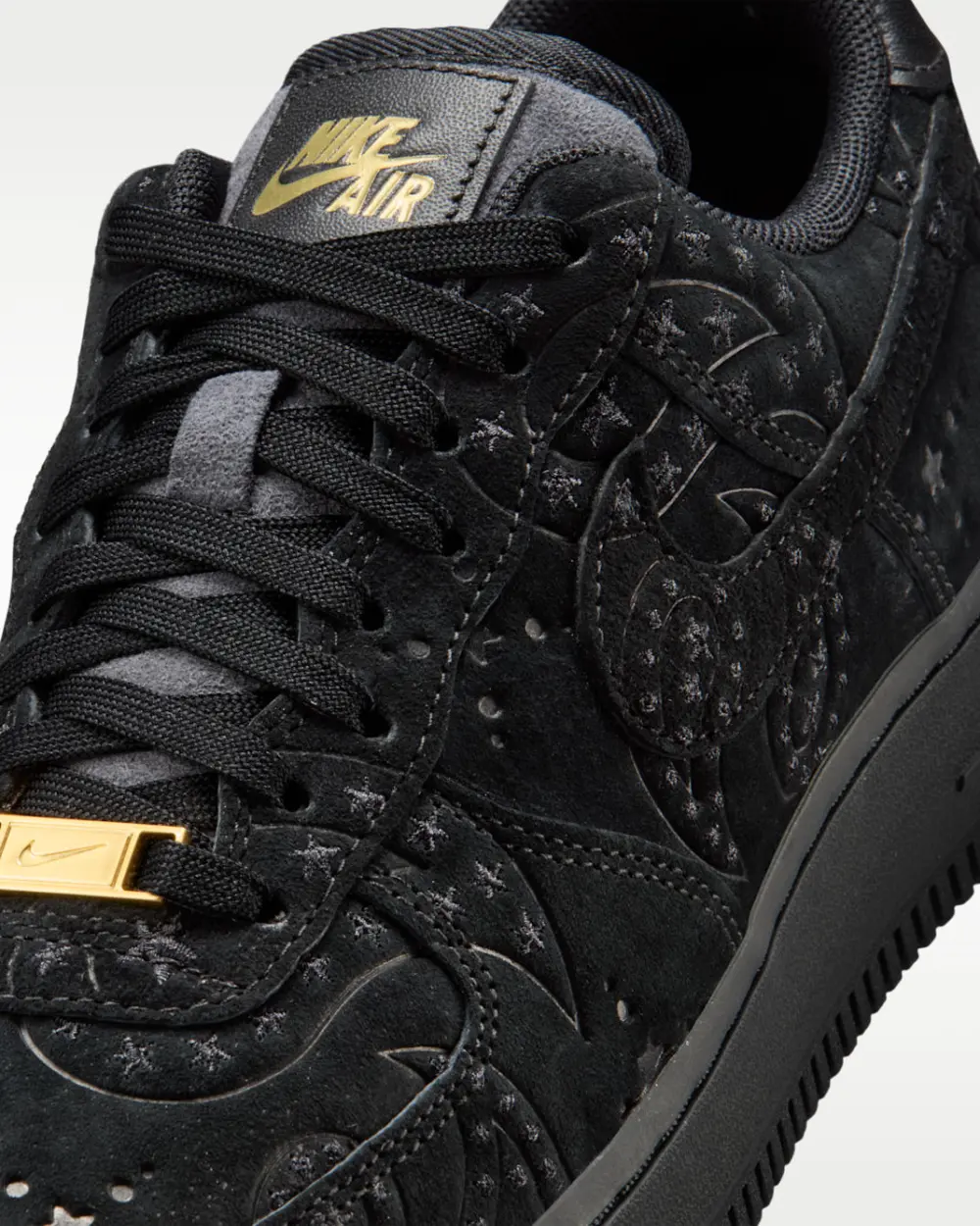 Alternative view of Giày Nike Air Force 1 '07 Premium+ 'Black' IO1259-001