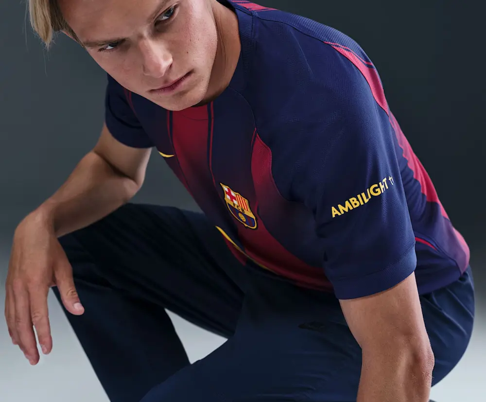 Áo Nike FC Barcelona 2025/26 Stadium Home ‘Blue Red’ HJ4590-456 - Ảnh 4
