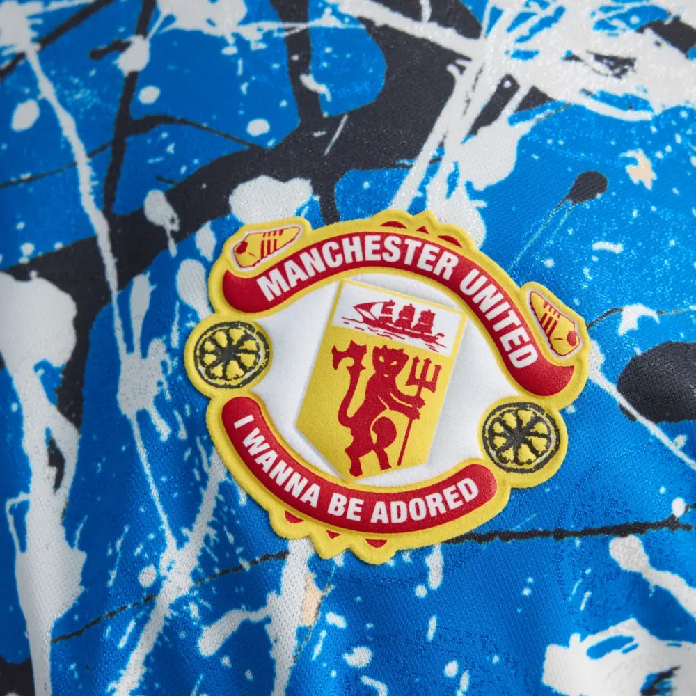Áo Adidas Manchester United Stone Roses 'Multicolor' JZ7098 - Ảnh 3