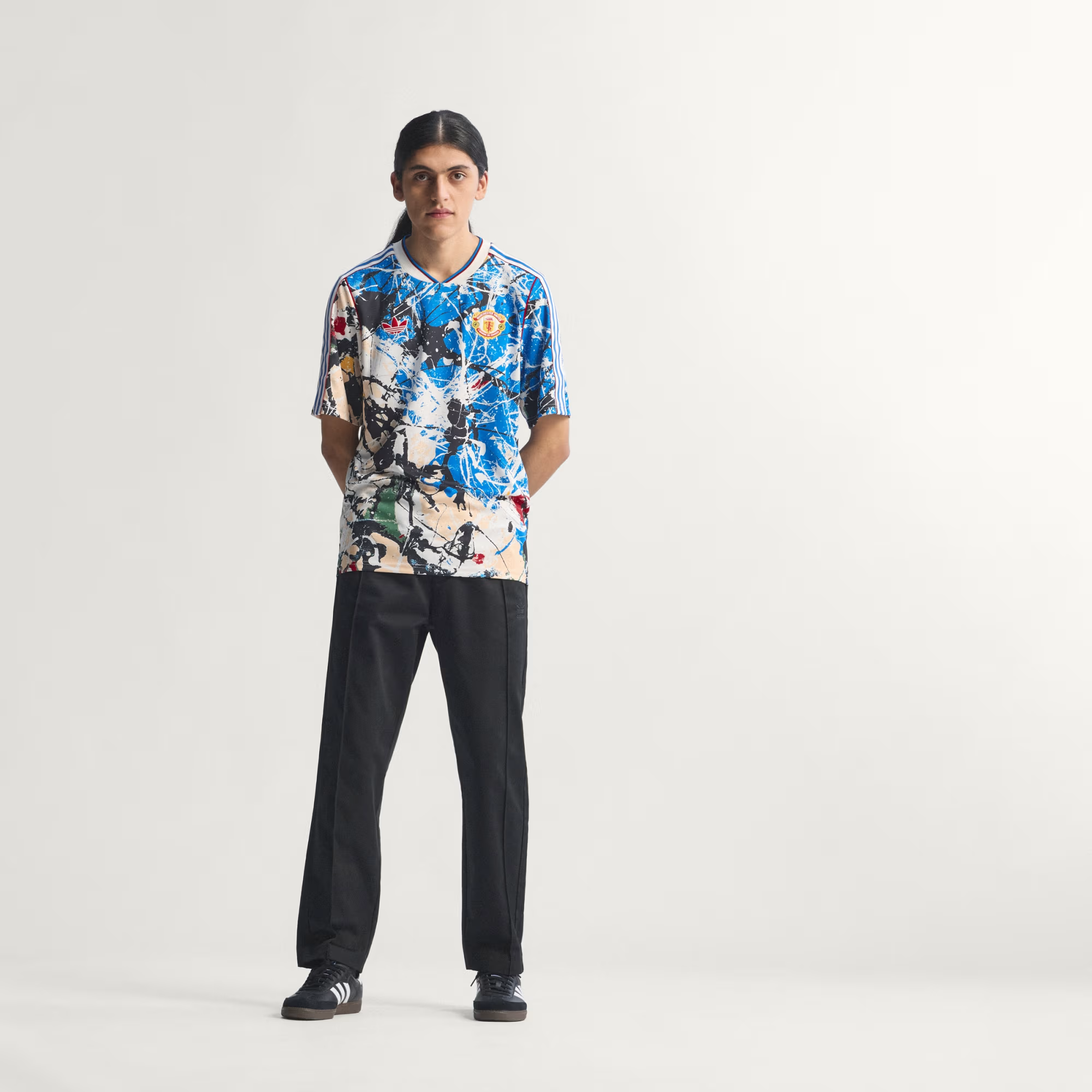 Alternative view of Áo Adidas Manchester United Stone Roses 'Multicolor' JZ7098