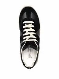 Giày Maison Margiela Calfskin Replica Sneakers 'Black' S58WS0109P1895H6851 - Ảnh 4