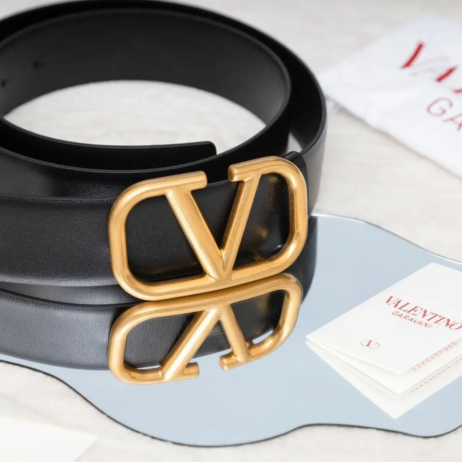 Thắt Lưng Valentino Belt With V Logo 'Black' 3Y2T0Q87ECU-0NO - Ảnh 4