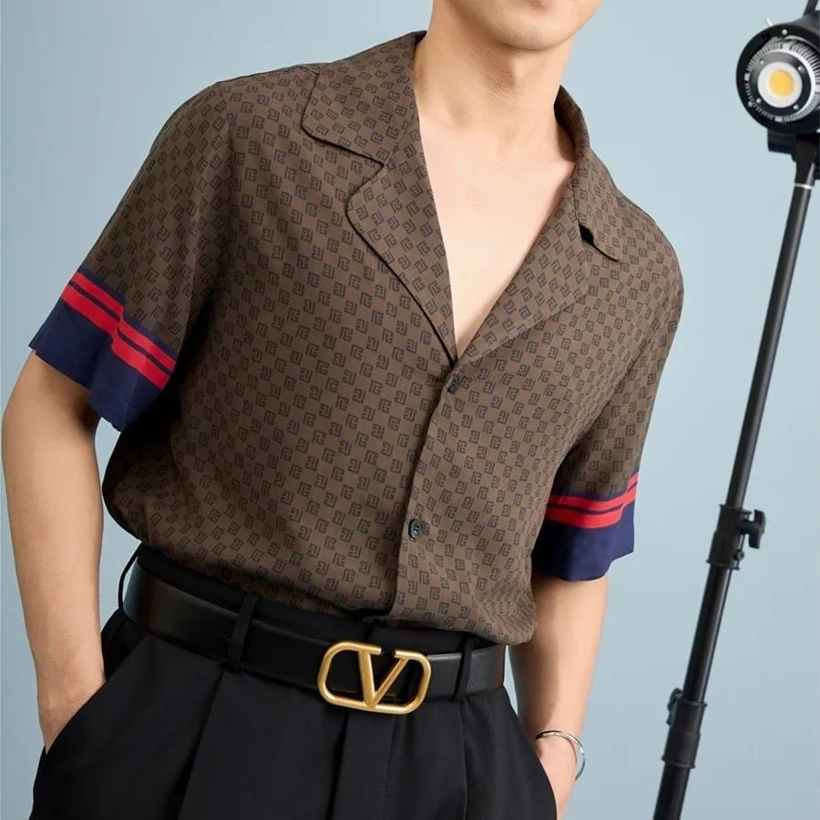 Thắt Lưng Valentino Belt With V Logo 'Black' 3Y2T0Q87ECU-0NO - Ảnh 3