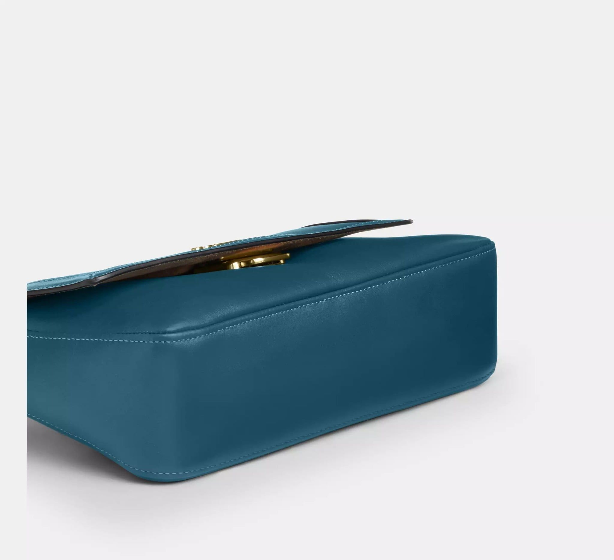 Alternative view of Túi Coach Etta Small Flap Shoulder Bag 'Teal Ink' CCV63-IMSE1