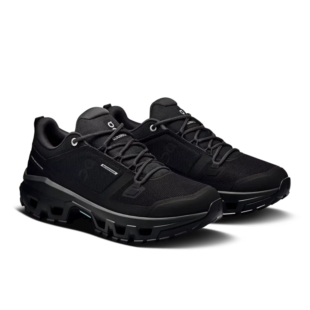 Giày On Running Cloudrock Low Waterproof ‘Black’ 3WF10141043 - Ảnh 4