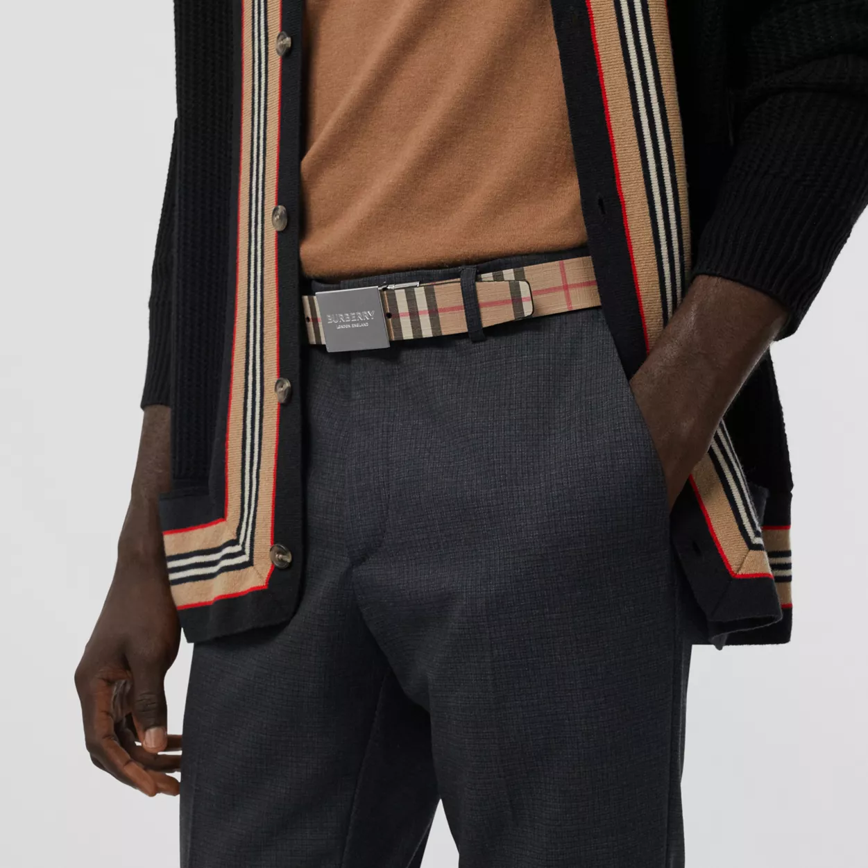 Thắt Lưng Burberry Reversible Plaque 'Archive Beige' 80527831 - Ảnh 4