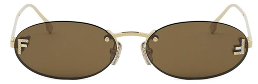 Kính Fendi First Crystal 'Gold' FE4075US-5430J