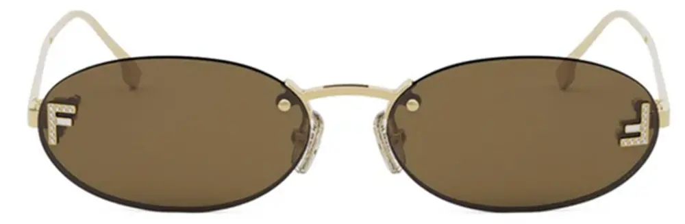Kính Fendi First Crystal 'Gold' FE4075US-5430J