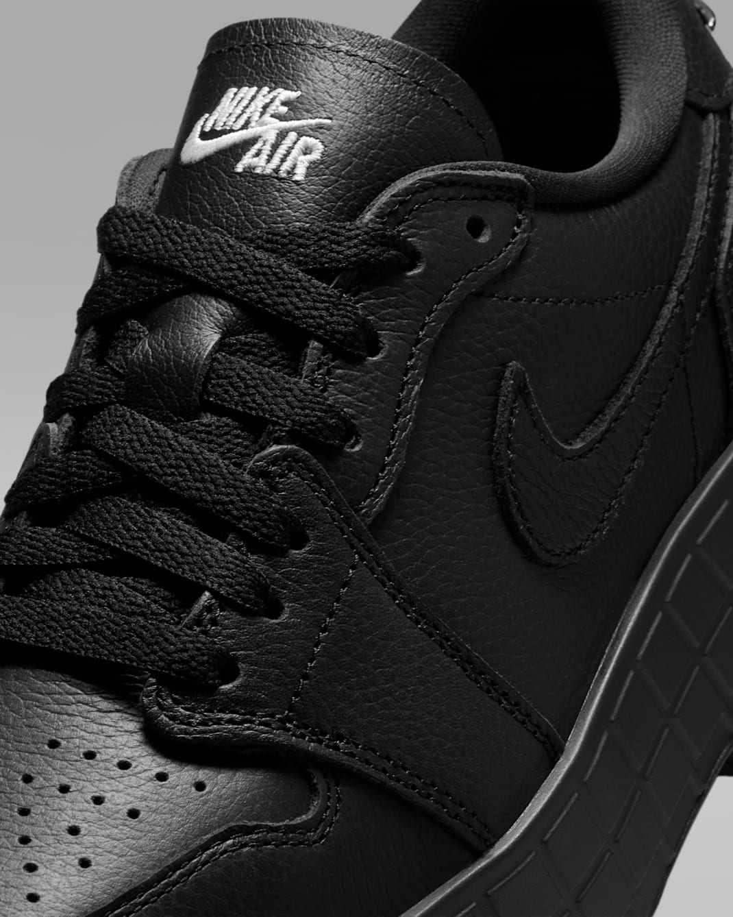 Alternative view of Giày Nike Air Jordan 1 Low Brooklyn 'Black' HF3184-001
