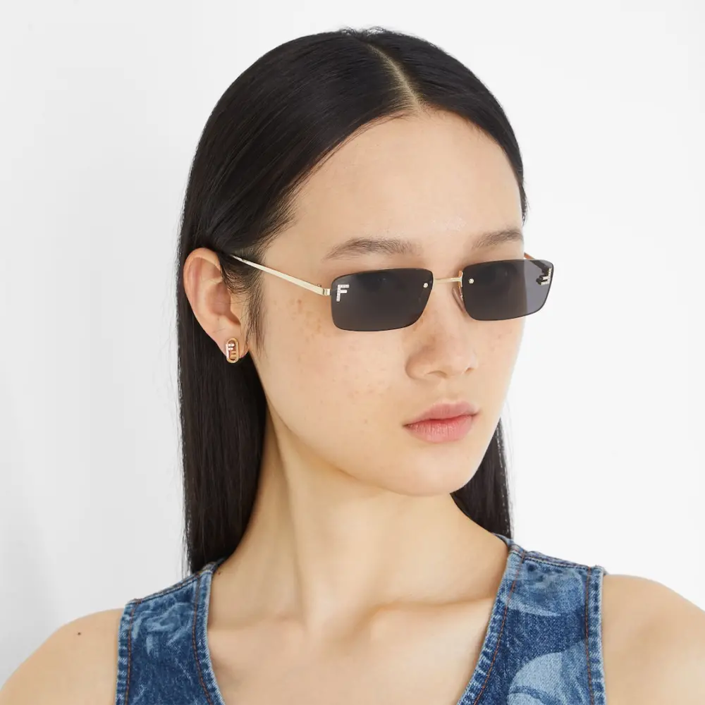 Kính Fendi First Crytal 'Grey' FOL112V1TF1RVO - Ảnh 2